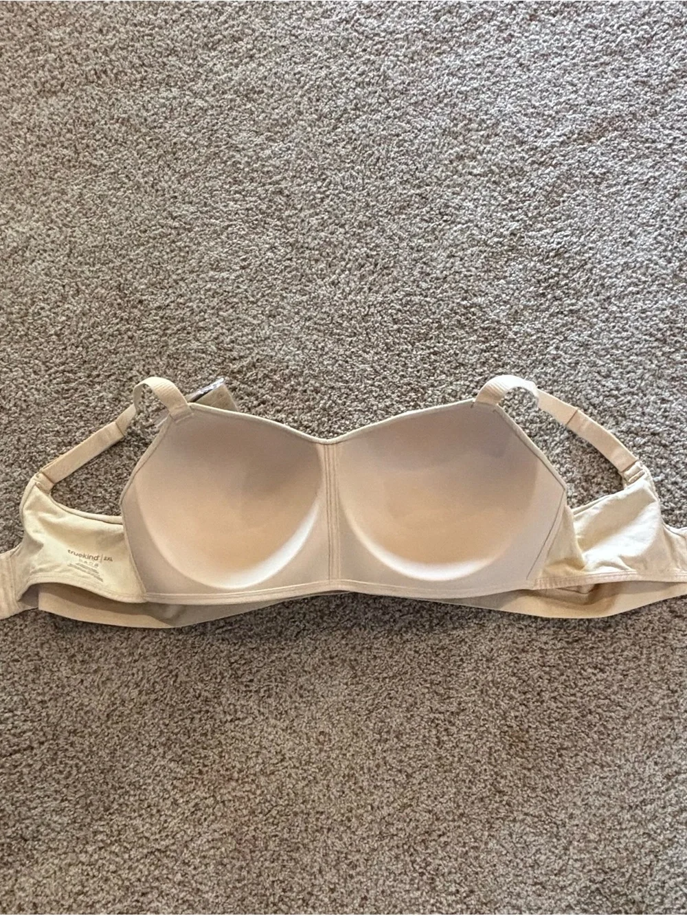 TRUEKIND Supportive Comfort Wireless Shaping Bra #10210 Beige Size 2XL NWT - Picture 6 of 6